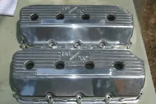 M/T Mickey Thompson 426 HEMI K Heads Polished Aluminum Valve Covers '64-65 RARE!