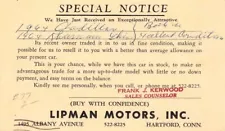 Lipman Motors Hartford Conn Special Notice used cars for sale