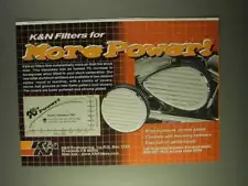 1999 K&N Air Filters Ad - More Power