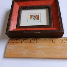 Original Hand Tint Miniature Watercolor by Gary R Dierking, Dog House