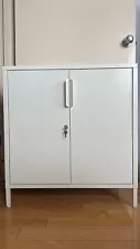 IKEA steel cabinet with doors and lock