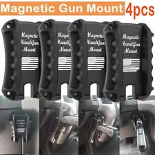 4-Pack Gun Magnet & Magnetic Gun Mount - Holster - Concealed For Car and Home US