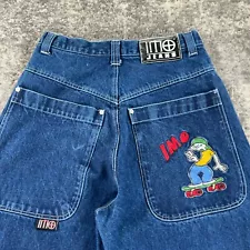 Vintage IMO Jeans Mens Actual 29X29 Jumbo Baggy Ultra Wide Leg Y2K Skater Rave