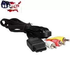 FOR NINTENDO 64 N64 AV AUDIO VIDEO A/V CABLE CORD WIRE TV GAME HTE CABLE 6ft New