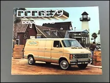 1979 Dodge Van and Street Cargo Kary Vintage Car Sales Brochure Catalog