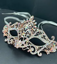 Masquerade Mask for Women, Crystal Mask Rhinestone, Venetian Party, Evening Prom