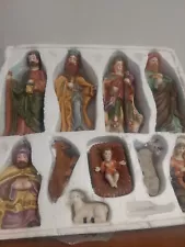 Christmas Fantasy Ltd 11 Piece Nativity Set on Wood Base