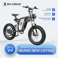 EKXBIKE X20 2000W 35AH 48V Electric Bike for Adults Dual Suspension ebike 34MPH