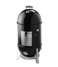 Weber 721001 Smokey Mountain Smoker Cooker, Black Porcelain On Steel, 18 In. -