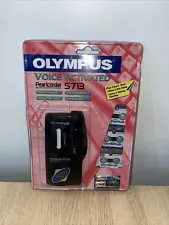 Olympus Pearlcorder S713 Handheld Micro Cassette Voice Activated Recorder NEW