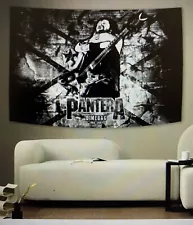 Huge Dimebag Darrell Satin Banner 3ft x 5ft Studio Flag Washburn Guitar Pantera