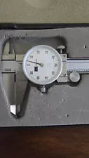 SEARS CRAFTSMAN 6" DIAL CALIPER 40185 JAPAN HARDENED STAINLESS W/CASE