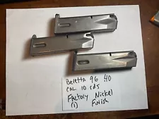 1 Beretta 96 .40 S&W 10 Round factory Magazine