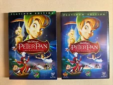 Peter Pan (DVD, 2007, 2-Disc Set, Platinum Edition SLIP COVER) BRAND NEW SEALED