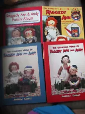 Set Of 4 COLLECTORS OF RAGGEDY ANN & ANDY Books