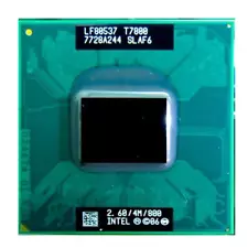 Intel Core 2 Duo T7800 2.6 GHz 800MHz SLAF6 Socket M, P CPU for Laptop processor