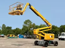 2019 Haulotte HA61RTJO 61' 4WD Diesel Articulating Boom Lift Man Aerial bidadoo