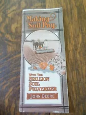 Vintage John Deere Brillion Soil Pulverizer Brochure