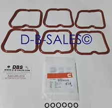 Valve Cover Gasket Set of 6 w/ Seals for Dodge Cummins 89-98 12V 6B 6BT 5.9 12V