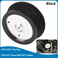 Motorcycle Air Filter Black Element Fit For Harley Road Glide Night Train FXSTB (For: 2004 Night Train)