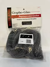 Rutland 94 Fiberglass Rope Style Grapho-Glas Gasket 1" x 6' for Indoor Use