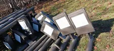 LED Parking Lot Light or Street Pole light Fixtures. 30 footers! Great deal OBO!