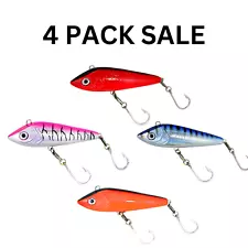 4 Pack Desperado Lures Huge Savings 7" Wahoo and Tuna Lures Trolling Lures