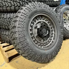 4) 20x9.5 Black Rhino Armory Wheels 37" AT RT Tires 8x6.5 Hummer H1 H2