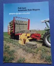 1980 SPERRY NEW HOLLAND Pull-type Automatic Bale Wagons Brochure - Farm Equip