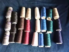 Lot 24 of Cone Spools Thread For Overlock/Serger Sewing Machine Sure Lock