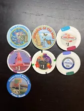 Large collection of Casino Memorabilia Chips (Las Vegas and other locations)