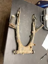 1976 Honda XL 350 Swing Arm w Brake Stay and Passenger Pegs OEM 76 77 78