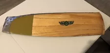 SENSENICH WOODEN PROPELLER For Airboat Cut To 26.5” Damaged Tip But Nice Display