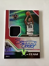 2018-2019 Panini Chronicles Sean Elliott Jersey & Autograph San Antonio Spurs