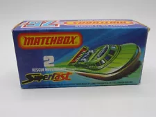 1972 Matchbox Superfast # 2 Rescue Hovercraft Mint In Original Box