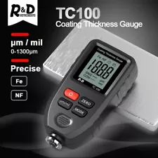 TC100 Coating Thickness Gauge for Car Paint Film Meter Auto Fe / NF 0-1300μm