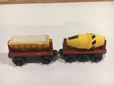 Dumper and Cement Mixer for Thomas and Friends Wooden Railway