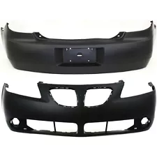 New Bumper Covers Fascias Set of 2 Front & Rear Sedan GM1000731, GM1100700 Pair