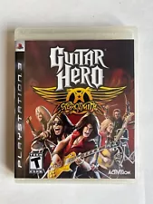 Guitar Hero Aerosmith (Sony PlayStation 3, 2008) PS3 New Factory Sealed OOP