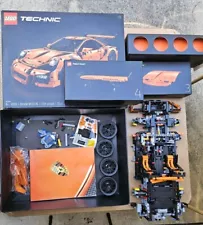 LEGO Technic Porsche 911 GT3 RS 42056 with box and instructions Partial Build