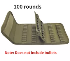 Foldable Rifle Bullet Cartridge BandolierAmmo Pouch For .38 .357 7.62x39mm 9mm