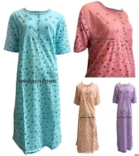 EX STORE Nightdress Nightie Womens Cotton Blend Ladies Short Sleeve Pyjamas