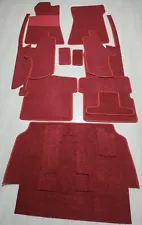 NEW Floor Carpet for Mercedes SL R107for 380SL 450SL 500LS 560SL LOOP RED 18 pcs