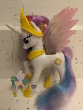 G4 MLP-2011-Princess Celestia-White Version-With Accessories and Teeny Tiny Pony