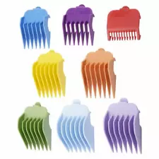 Cosyonall 8 Pcs 8 Color Guide Combs Fit for Clipper Blade Width 38.5mm Length 45