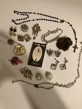 Lot for Sale, Rhinestone, Vintage , MCM , to ART DECO jewelry, UNIQUE