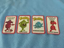 (4) 1970's RALSTON FREAKIES CEREAL PREMIUM PATCHES******ALL **OPENED**SINGLES***