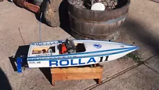 Vintage 38” V hull Gas RC model cigarette boat