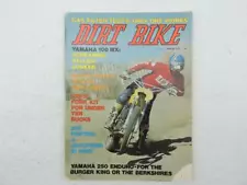 Dirt Bike Magazine February 1974 Yamaha MX100 Husqvarna 450CR Penton 250 L14034