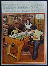 Foosball Table Table Soccer 1978 HowTo Build PLANS Sturdy Hardwood construction